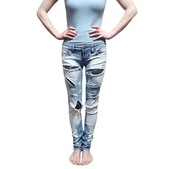 YNQ Jeans distressed and destroyed 28 - Picture 4 of 15